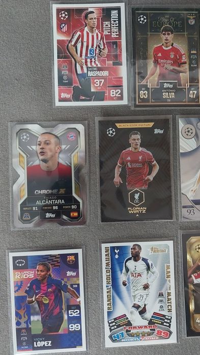 Karty specjalne topps match attax
