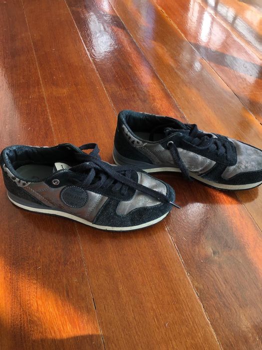 Tenis Pepe Jeans pretos e cinzentos 38