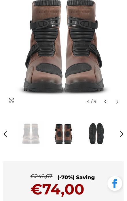 Botas para mota Nr 43