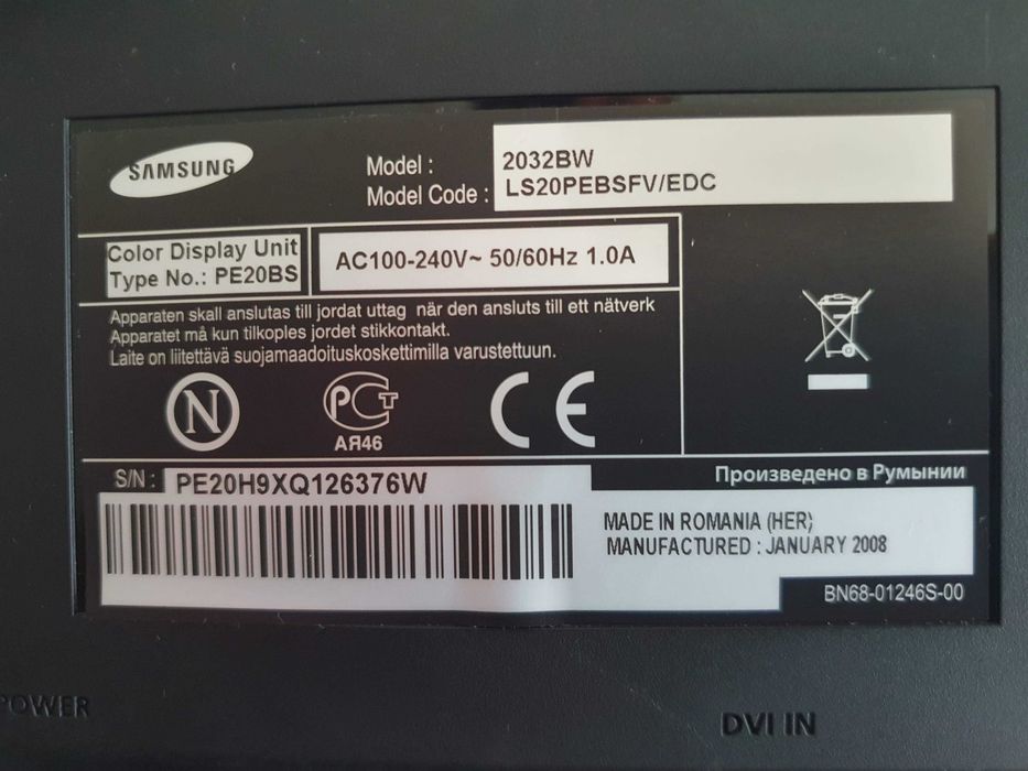 Monitor 20" Samsung 100% funcional437882376569507842