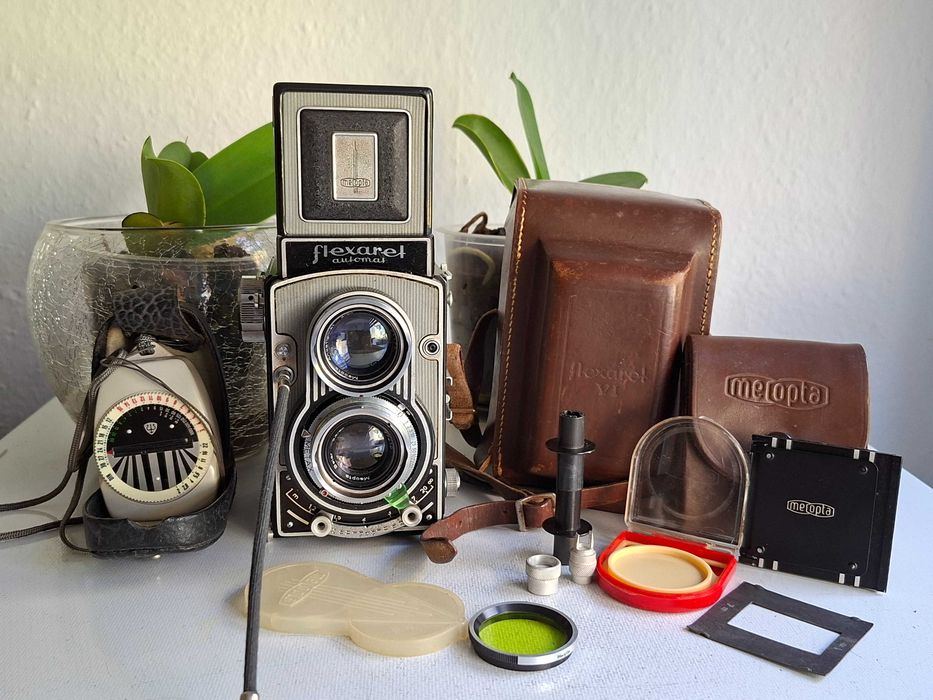 Flexaret VI sprawny z pokrowcem