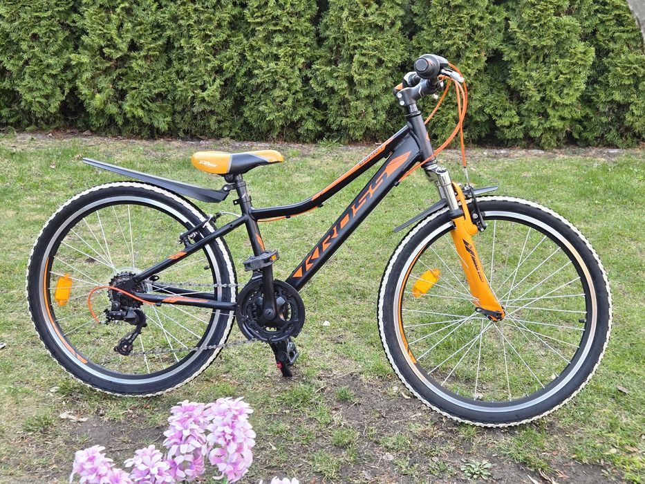 Rower Kross dziecięcy górski na kołach 24 cali
