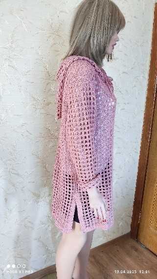 Туника-сетка с капюшоном. Єксклюзив. Новое.