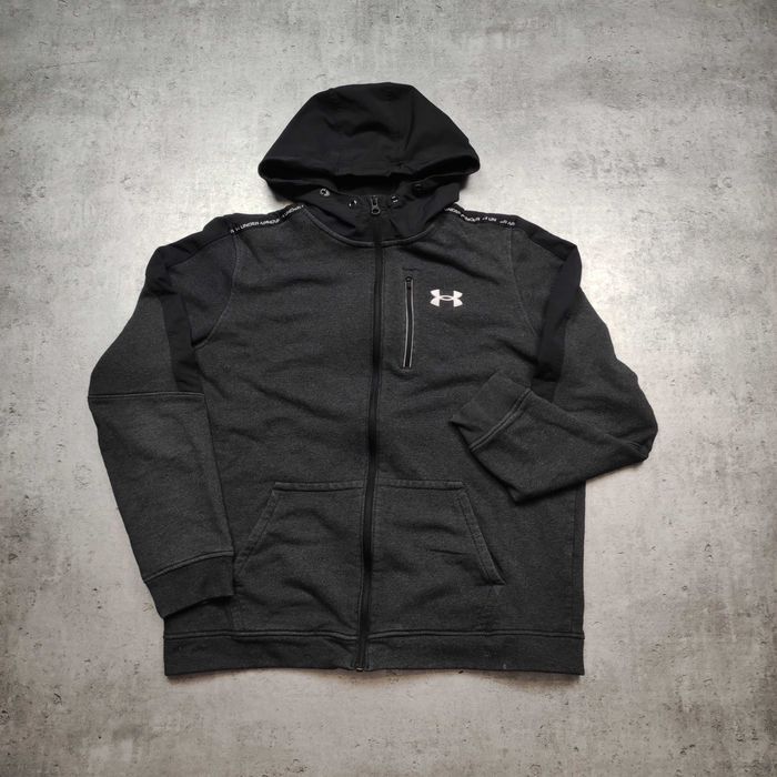 MĘSKA Bluza Rozpinana Sport Gym Active Kieszonka Under Armour Heat