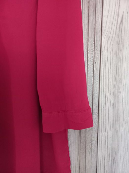 Malinowa duża bluzeczka koszula H&M rozmiar 44