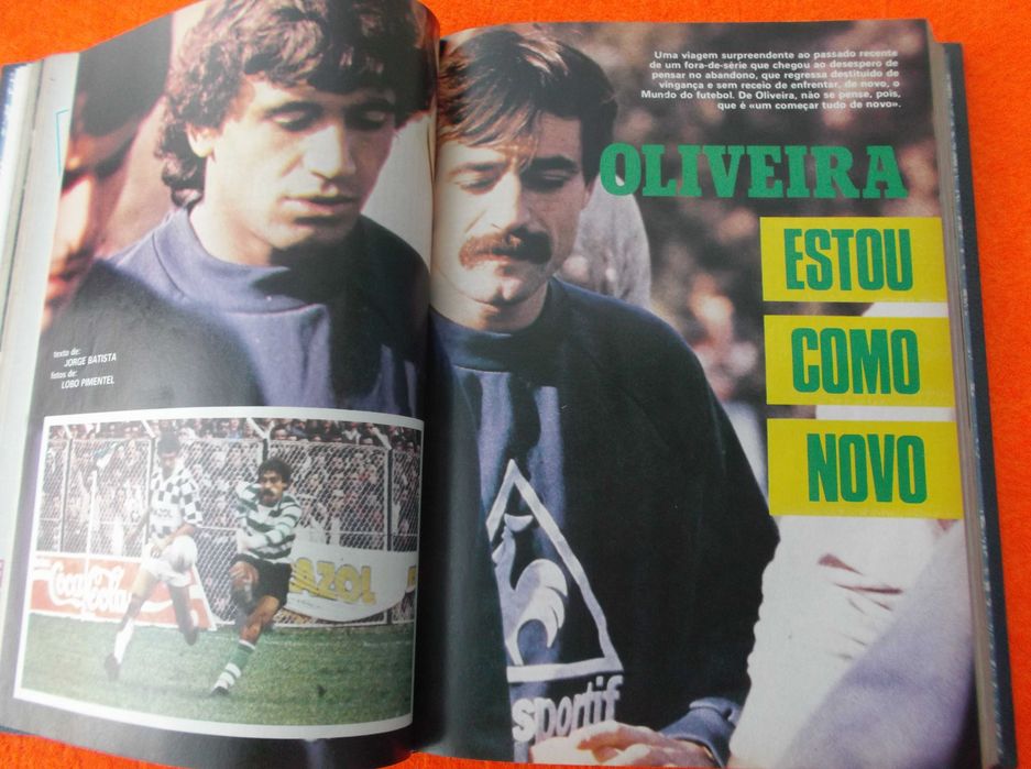 Antigas Revistas de Desporto Foot de 1984