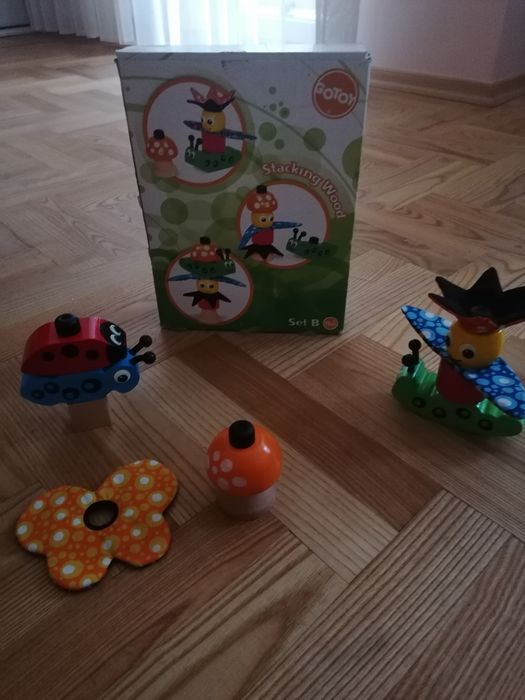 Układanka edukacyjna, zabawka drewniana