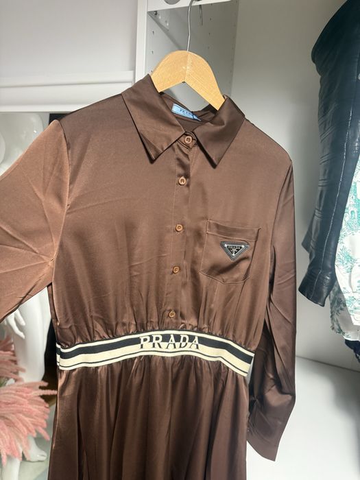 Brązowa sukienka znanej marki rozmiar M-Xl