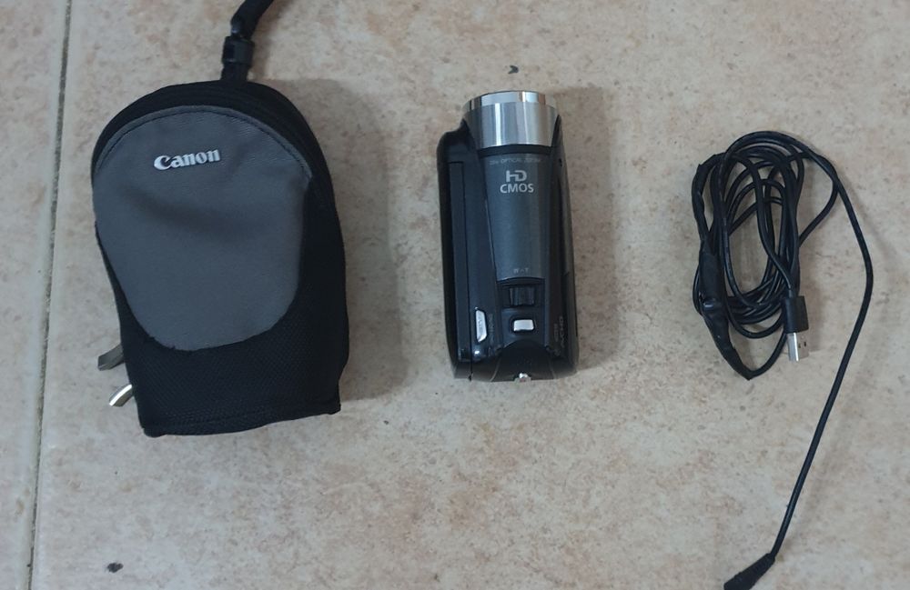 Camera filmar Canon e tripés