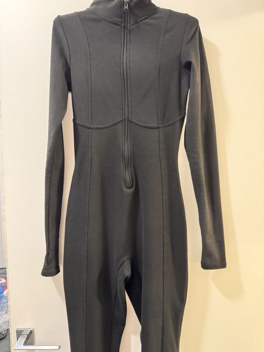 Флісовий термокомбінезон чорного кольору