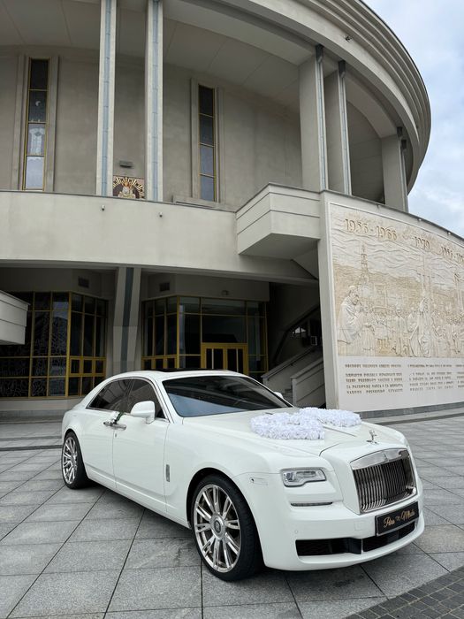 Auta do ślubu na wesele Rolls Royce Ghost