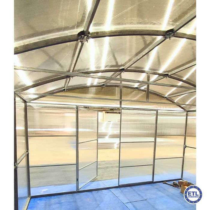 Szklarnia ogrodowa Poliwęglan 6mm 4x4m 4x6 4x8 4x10 4x12 Proste ściany