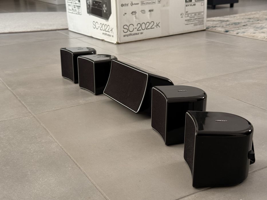 Home Cinema Pioneer + Jamo 5.1 com Subwoofer – Oferta de 2 Tripés