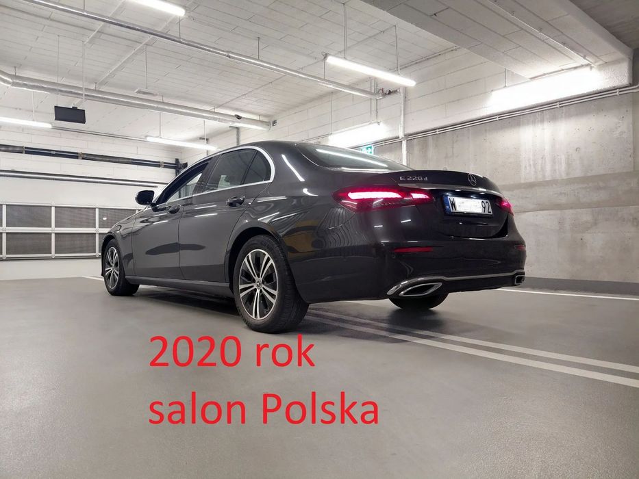 Mercedes-Benz Klasa E E220d 9G Lift LED Ambiente, Asystenty Salon Polska, 2020r