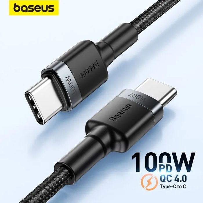 Baseus 100W оригинал Type C на Type C (тайп си на тайп си) кабель PD ...