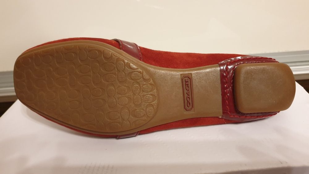 Buty mokasyny, czółenka, skóra naturalna COACH