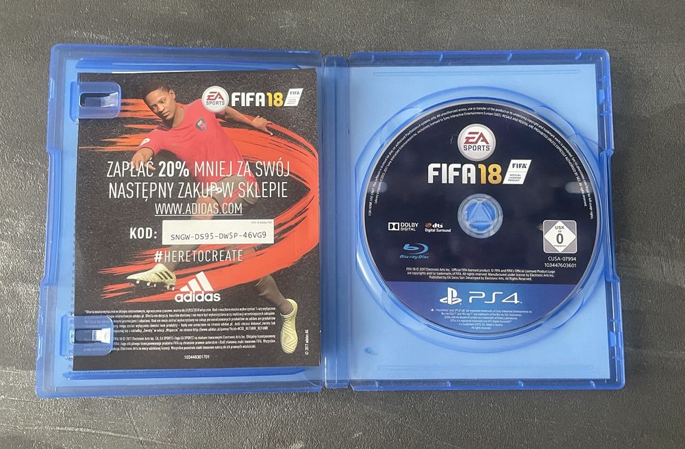 Fifa 18 PS 4 polska wersja