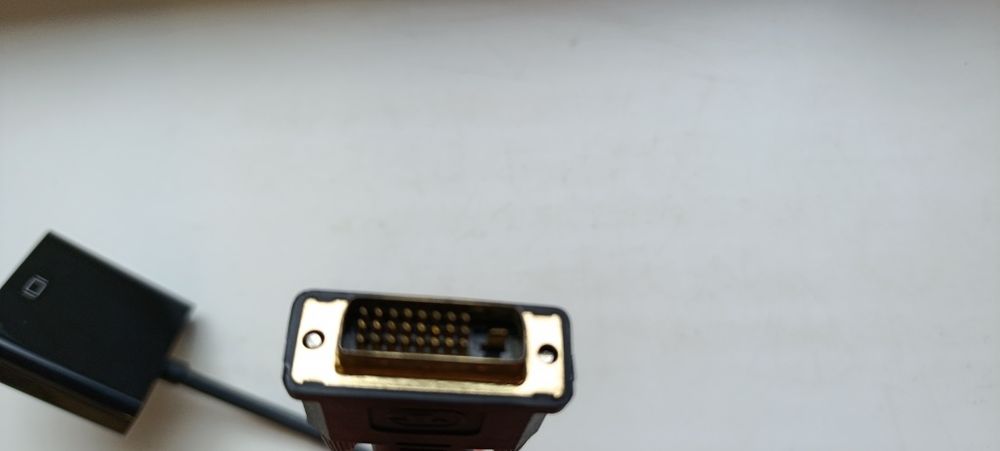 Адаптер перехідник  DVI-D-VGA 24+1pin