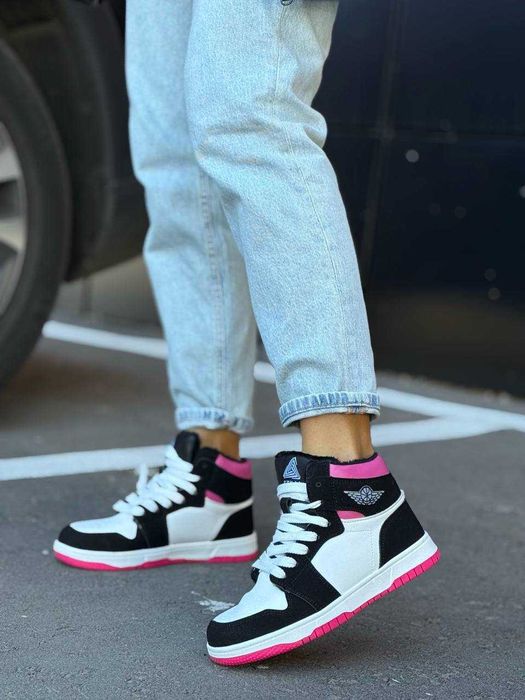 Зимові кросівки жіночі [36-41] Шкіряні На хутрі Взуття жіноче зимове