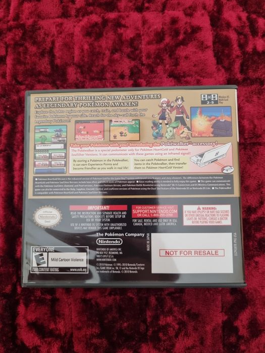 Jogo Pokémon HeartGold Nintendo DS 2DS 3DS