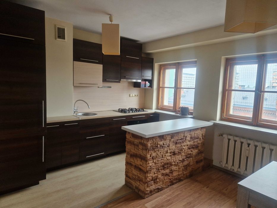 Kawalerka w Opolu (centrum) do wynajęcia, 46m2, pokój + kuchnia.