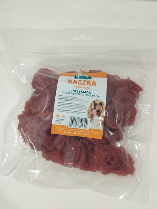 Petitto miękkie krążki z kaczki 500g