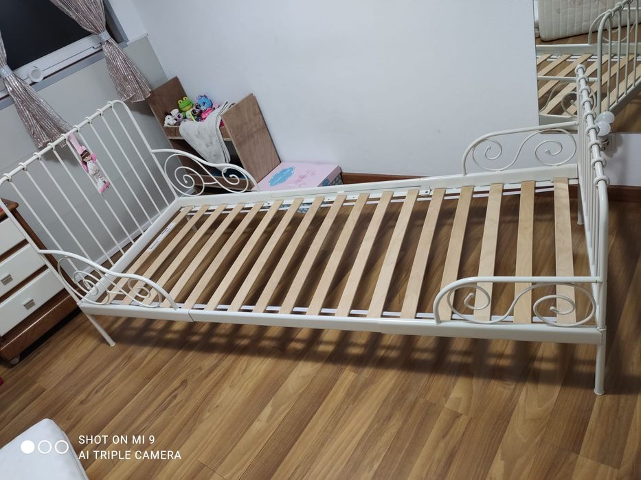 Cama extensível c/ colchão de espuma