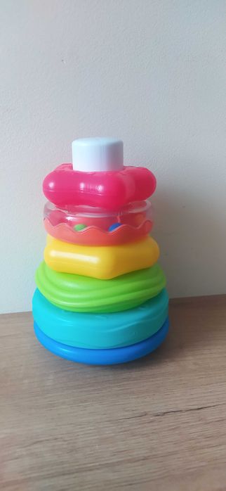 Piramidka Wieża z kółek 12m+ 7 elementów Smiki Smyk