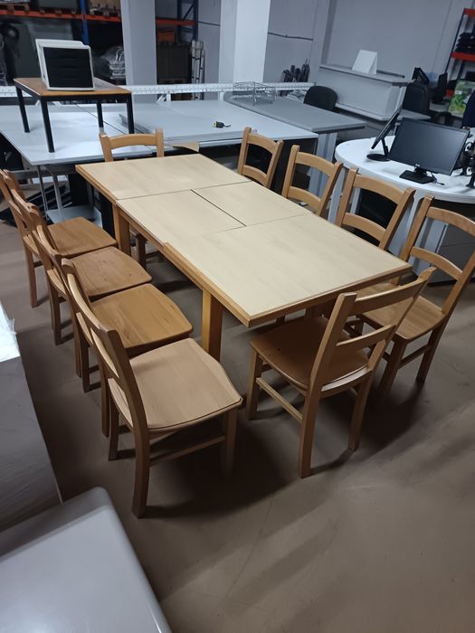 Mesa cozinha+10 cadeiras