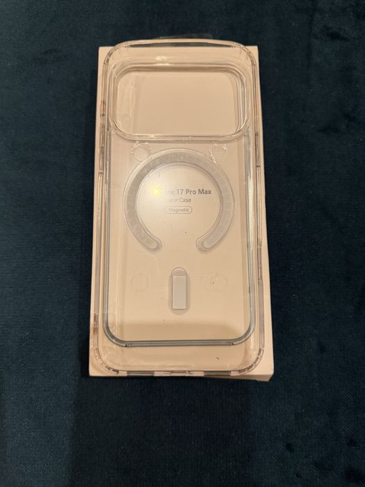 capa clear case para iphone 17 pro max