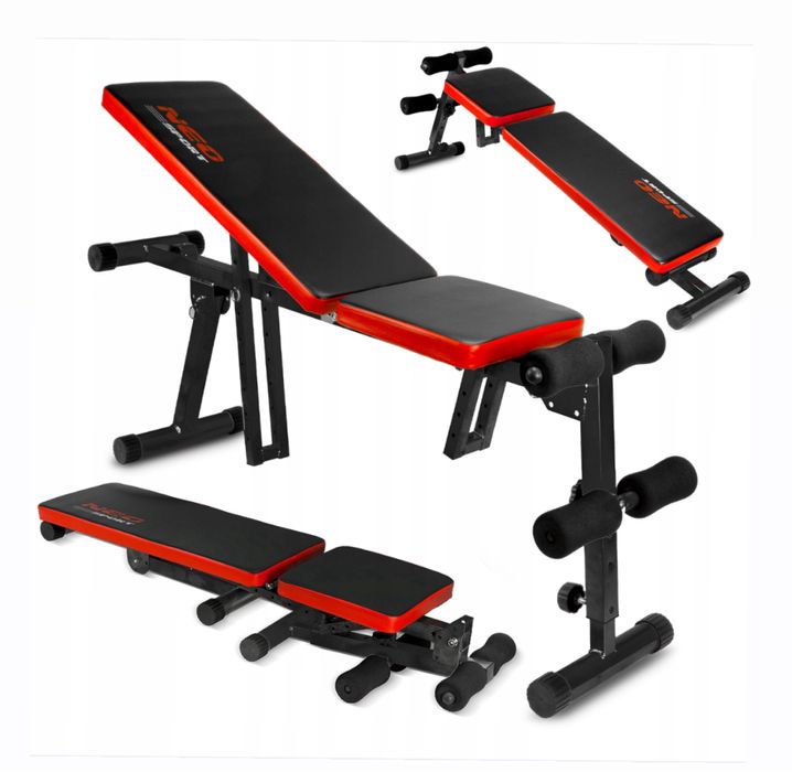 Ławka Ławeczka Treningowa Do Ćwiczeń Prosta Skośna Regulowana Prezent