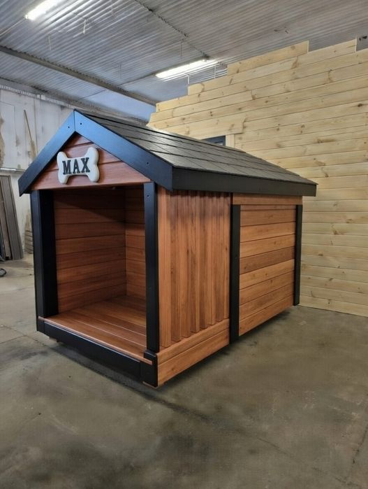 Duża ocieplana buda dla PSA