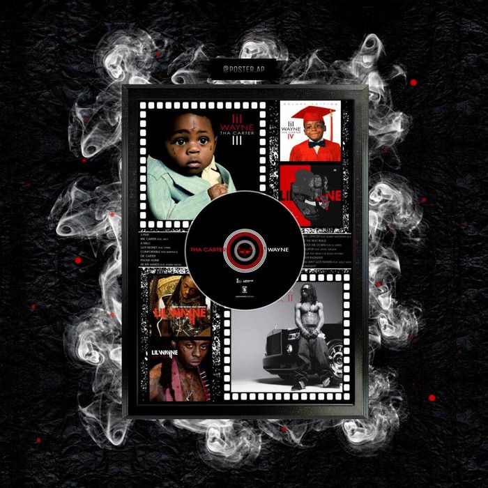 ПОСТЕР музикальний Linkin Park Lil Wayne Lil Peep Limp Bizkit Zeppelin