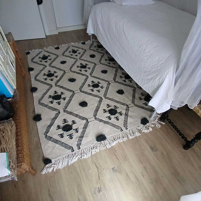 Tapete ZARA HOME impecável  1.55 X 1,95 / lavável na máquina da roupa