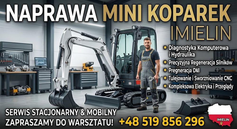 Serwis i Naprawa Mini Koparek – Imielin