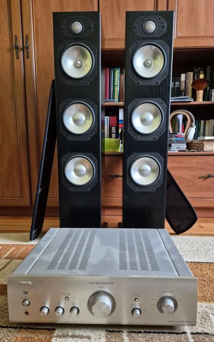 Denon PMA 1500 AE   z pilotem  /  MONITOR AUDIO SILVER S8