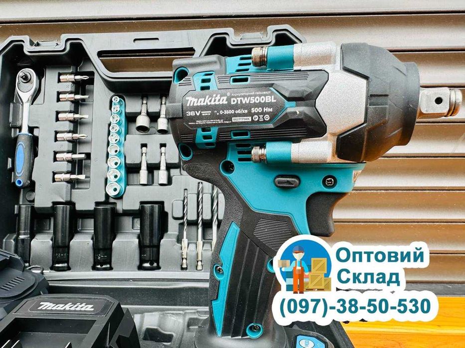 Акумуляторний Гайковерт Makita DTW500 1 АКБ 36V8A 500Nm + Комплектація