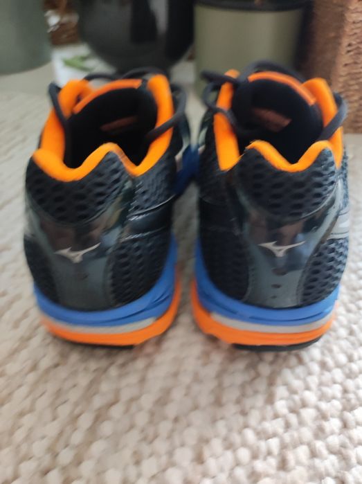 Mizuno wave laser 2 czarne pomarańczowe buty sportowe do biegania