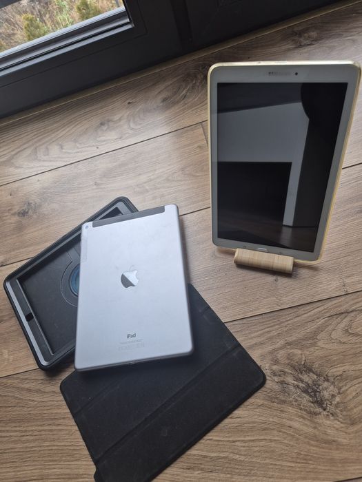 Samsung tablet tab E, ipad 2