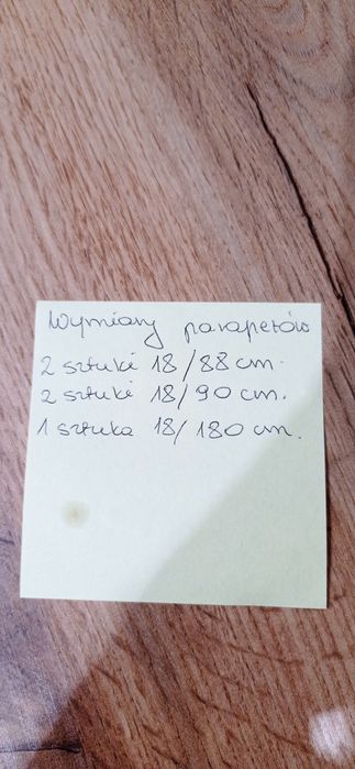 Parapety z demontażu