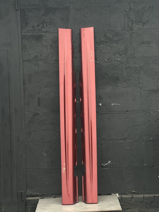 BMW E46 e46 седан універсал накладки порогів Поріг Накладка Червоні