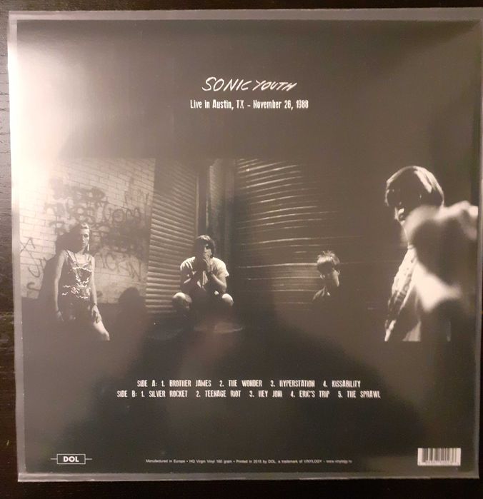 Vinil Sonic Youth live in Austin