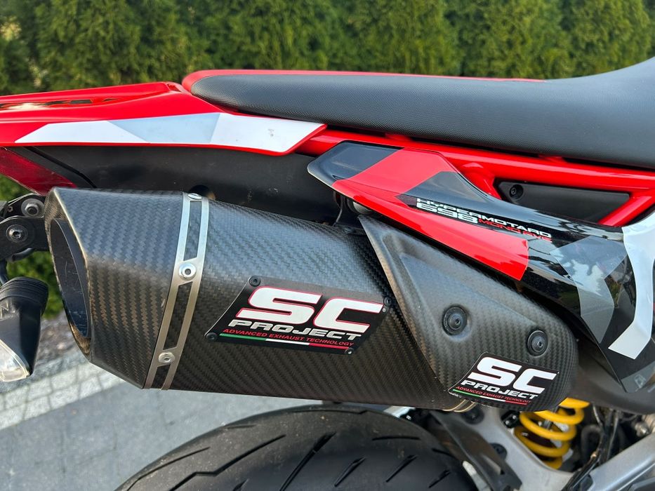 Ducati hypermotard RVE 698 prawko A2 wydech