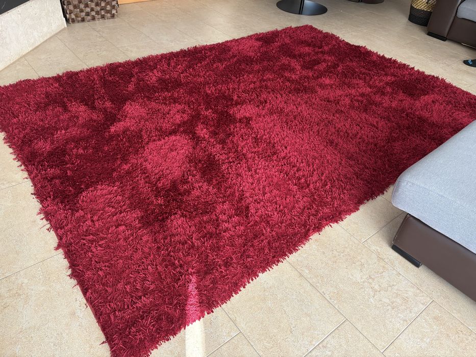 Talete Sala / vermelho cereja / 295cm x  200cm