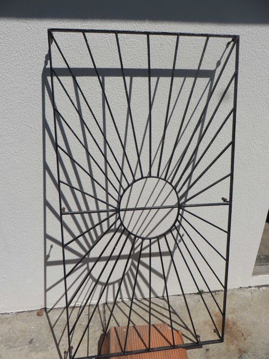 Grade de ferro para porta