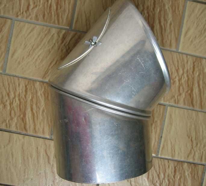 Kolanko  do komina od pieca CO z okienkiem