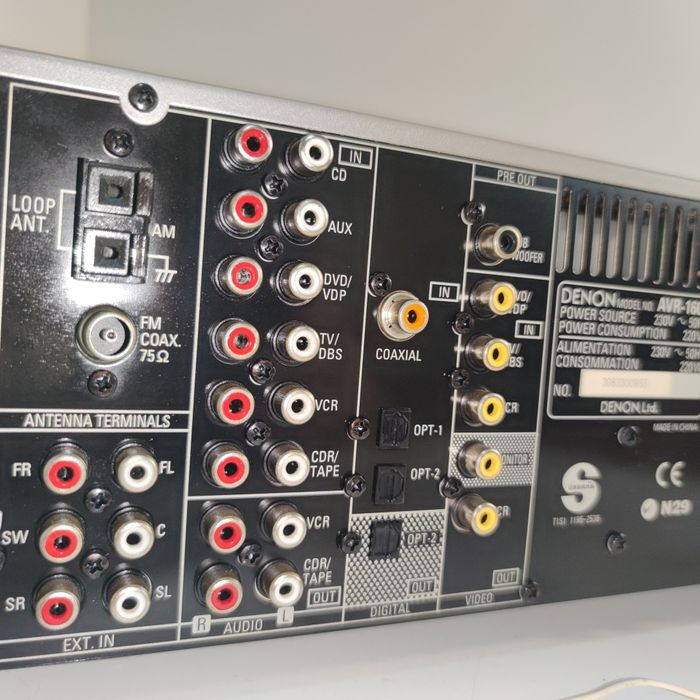 Denon AVR-1604 recetor de Home Cinema multicanal