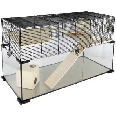 Klatka z wyposażeniem Comfy Vetro Plus 100  - AQUAELZOO GLIWICE