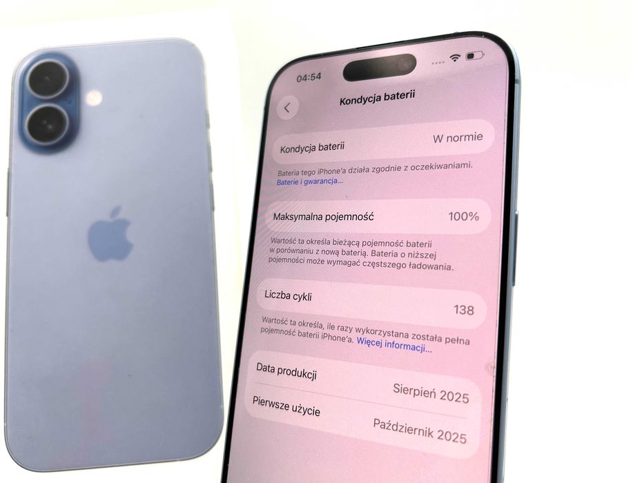 iphone 17 8/256gb niebieski