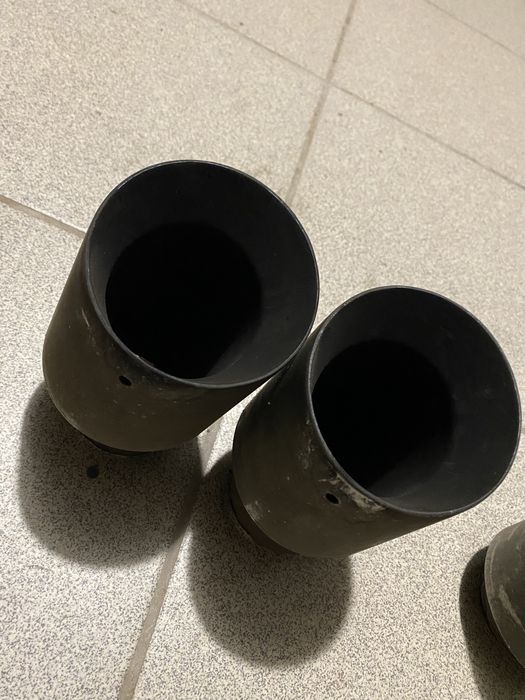 Насадки глушителя  выхлопной системы audi a5 cope s line